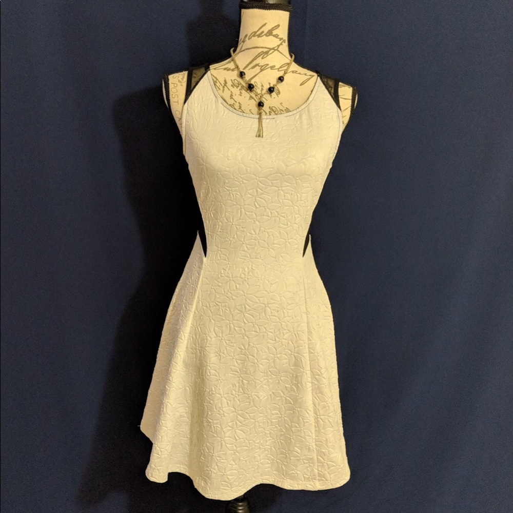 White dress with beautiful design